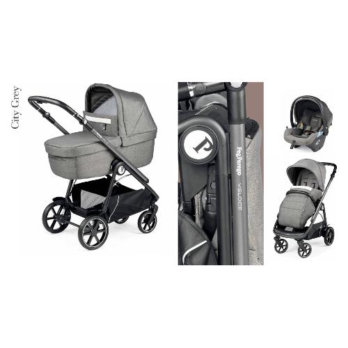 Out And About Peg Perego: VELOCE LOUNGE MODULAR CITY GREY